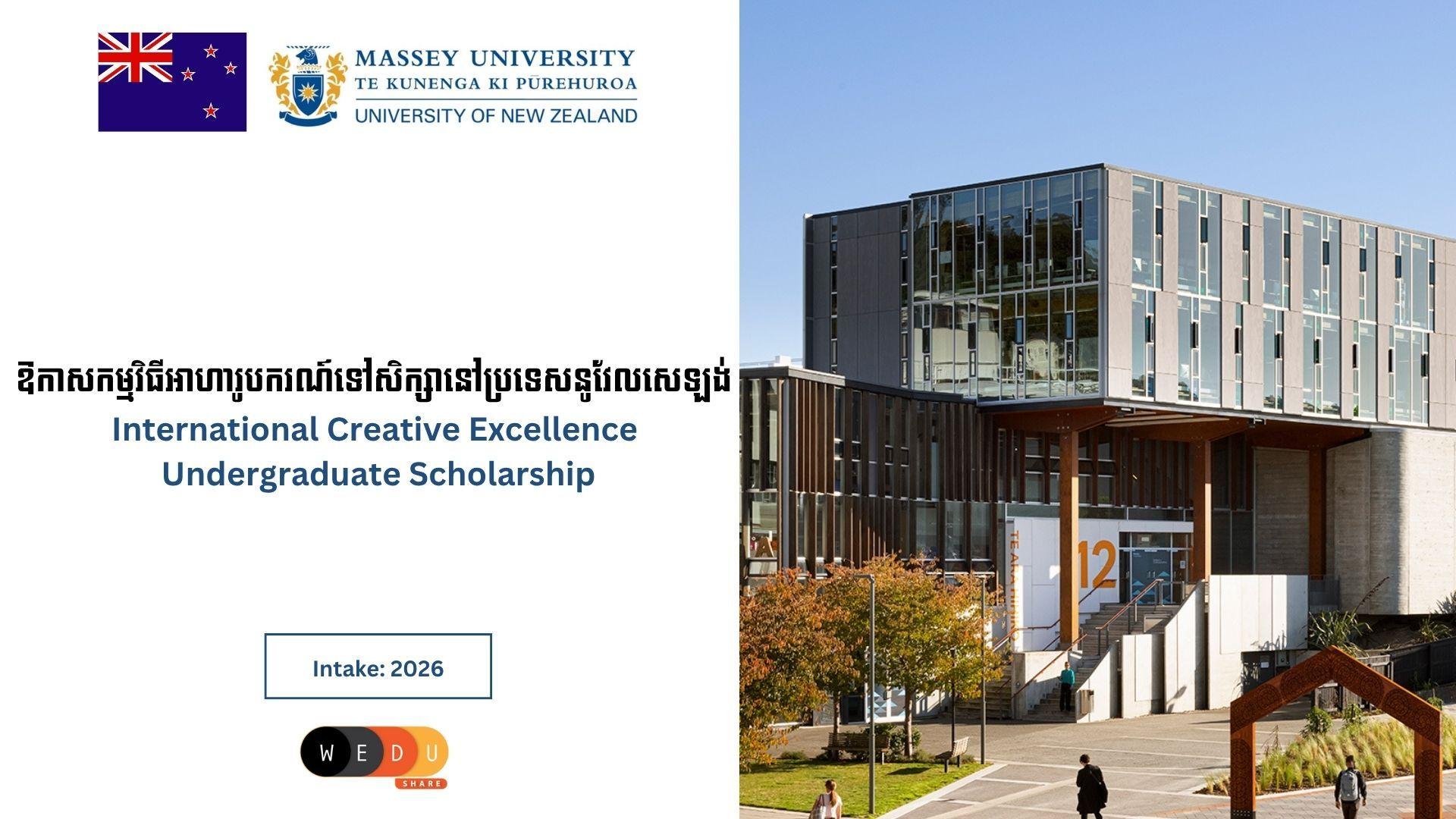 International Creative Excellence Undergraduate Scholarship