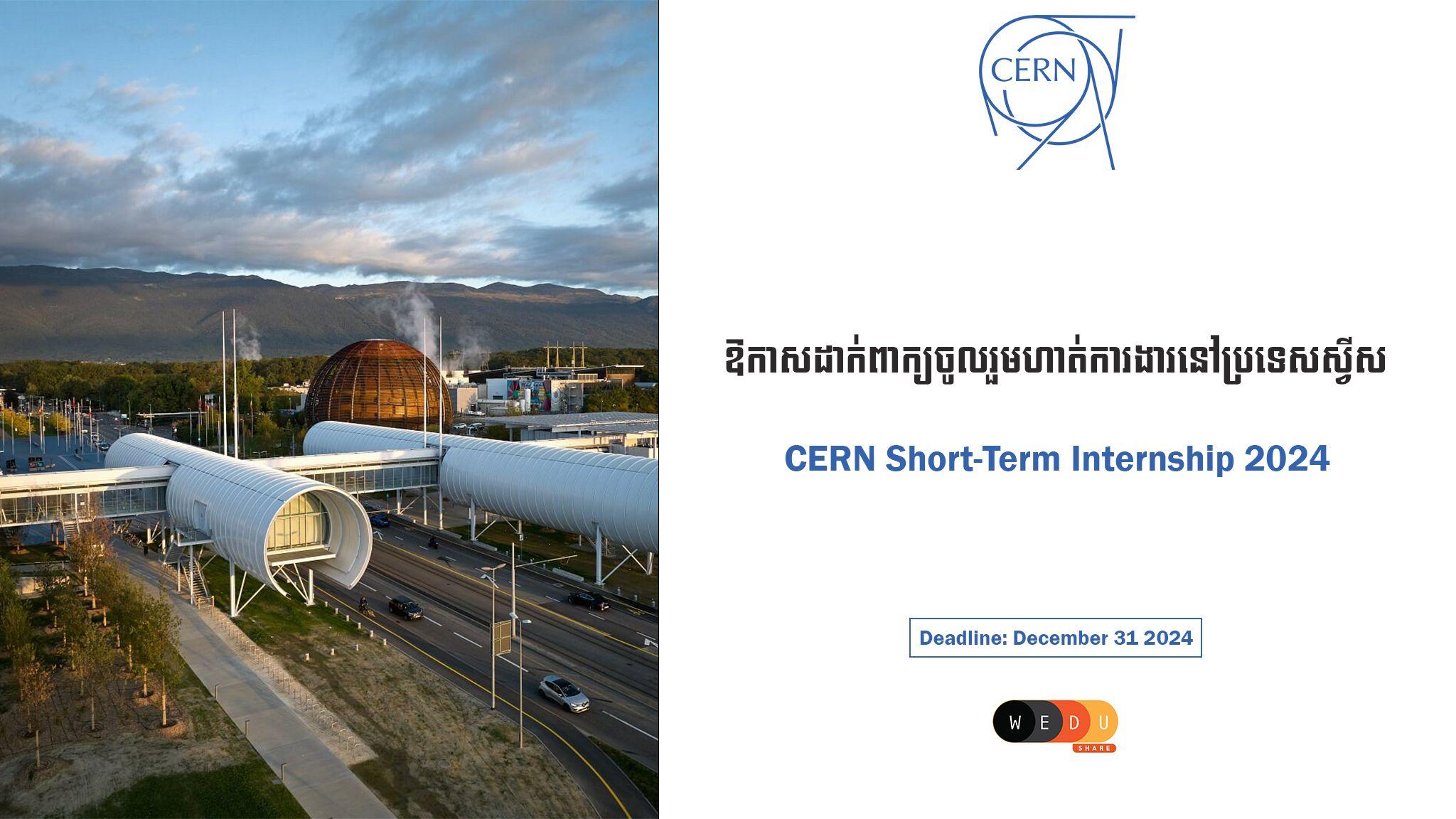 CERN Short-Term Internship 2024