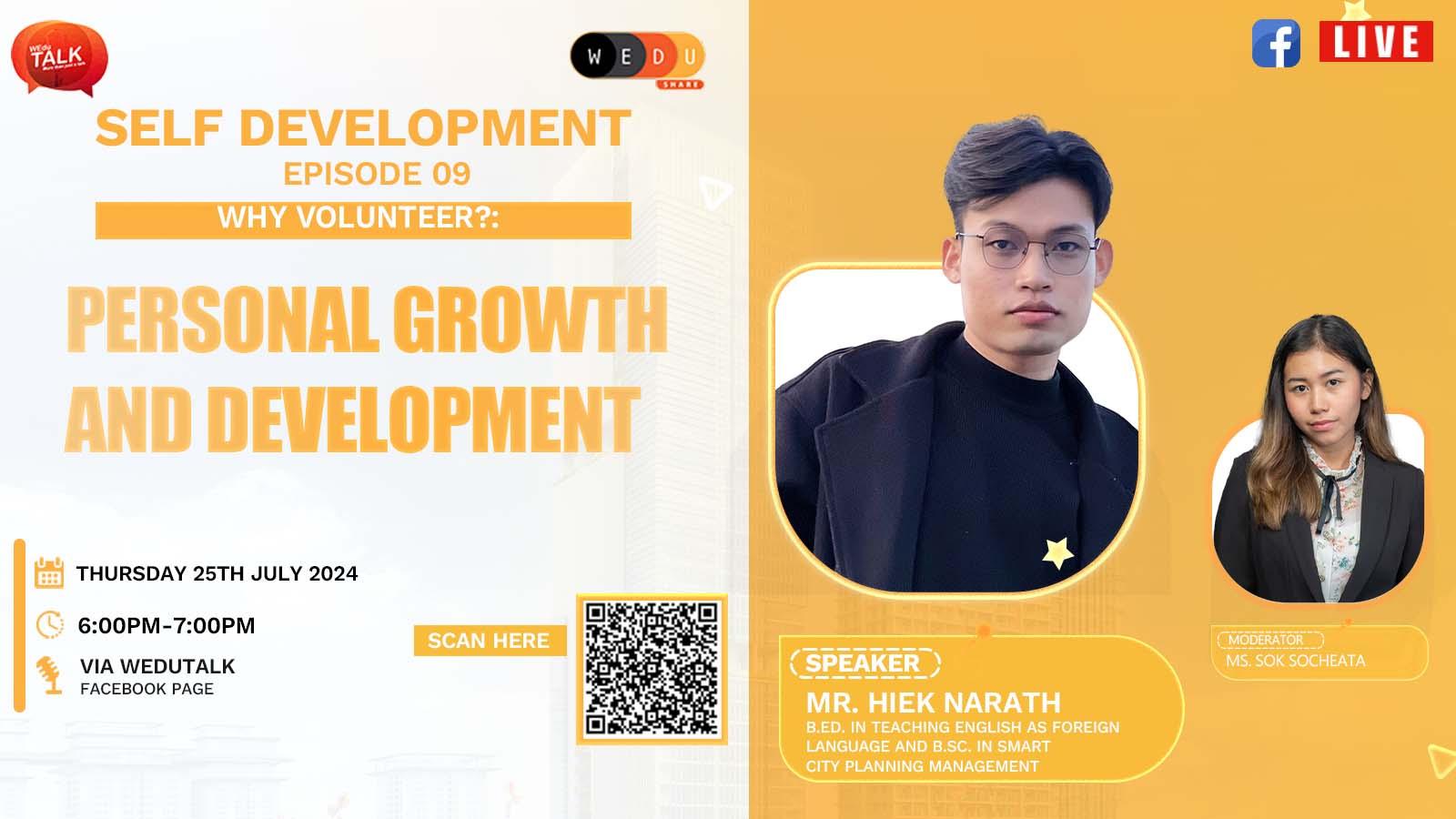 S1EP09: Why Volunteer? Personal Growth and Development| Mr. Hiek Narath
